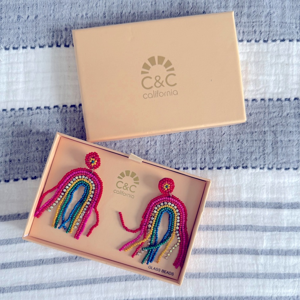 C&C California Rainbow Beaded Earrings